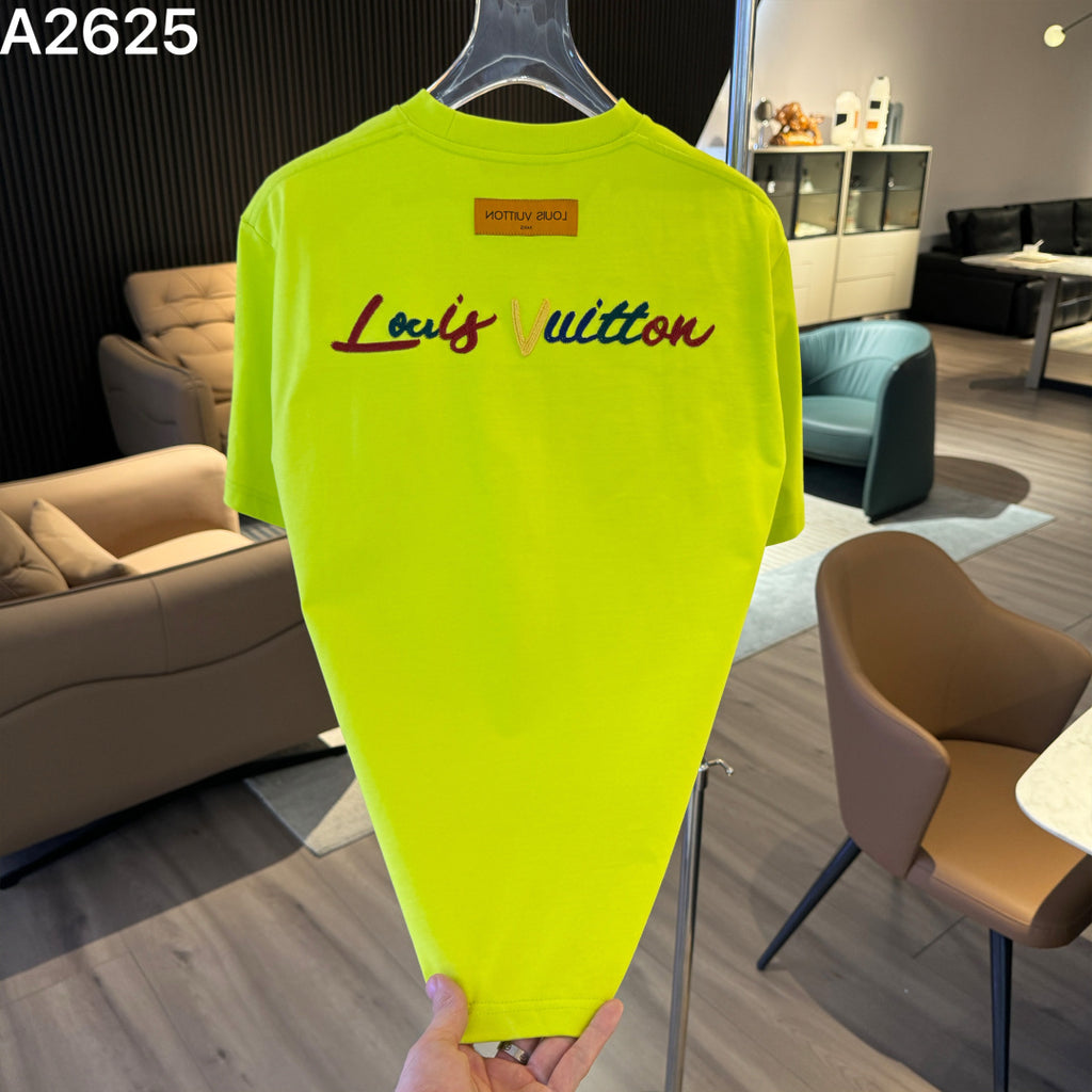 26 New Embroidered Letter Short Sleeve