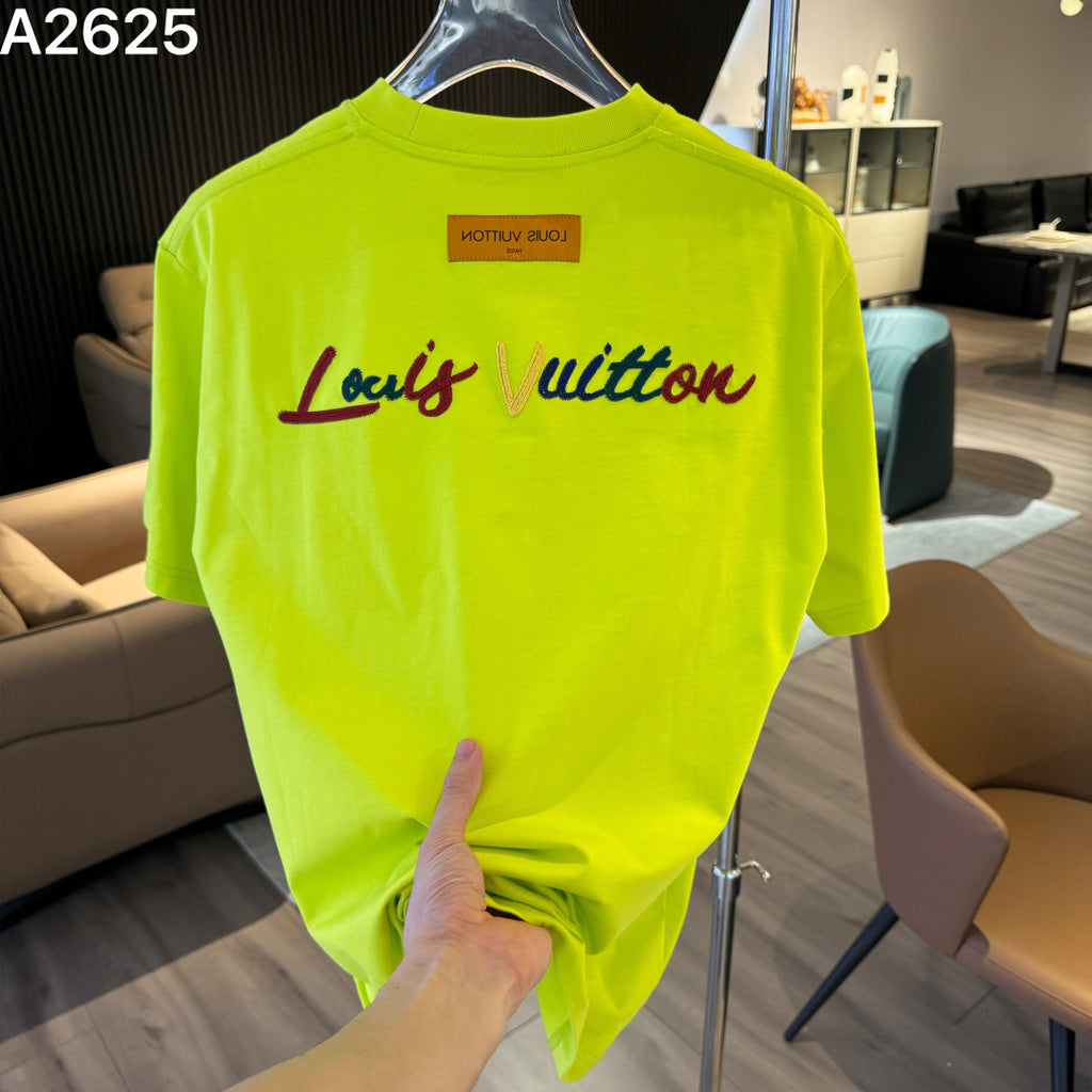 26 New Embroidered Letter Short Sleeve