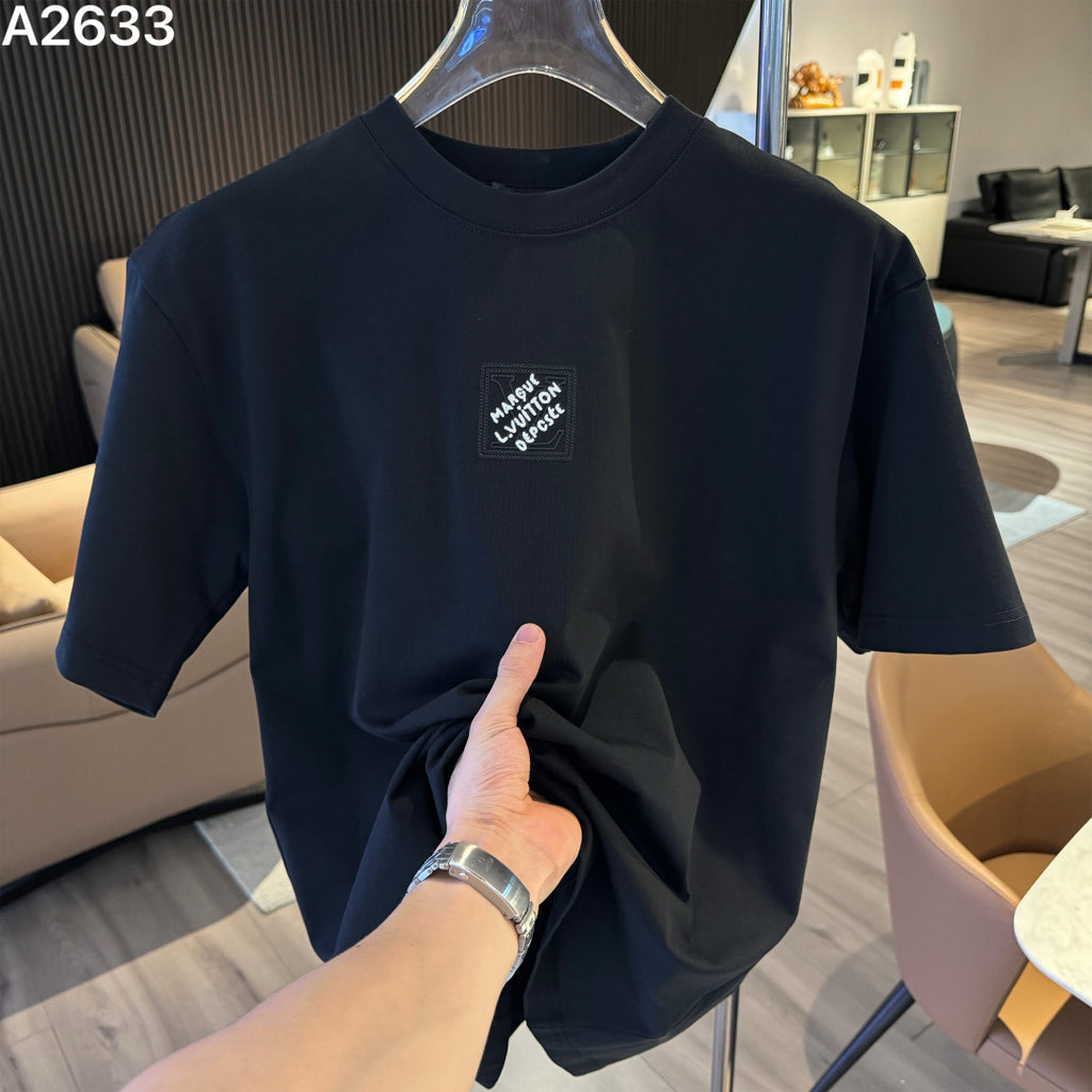 26 new embroidered letter short sleeves