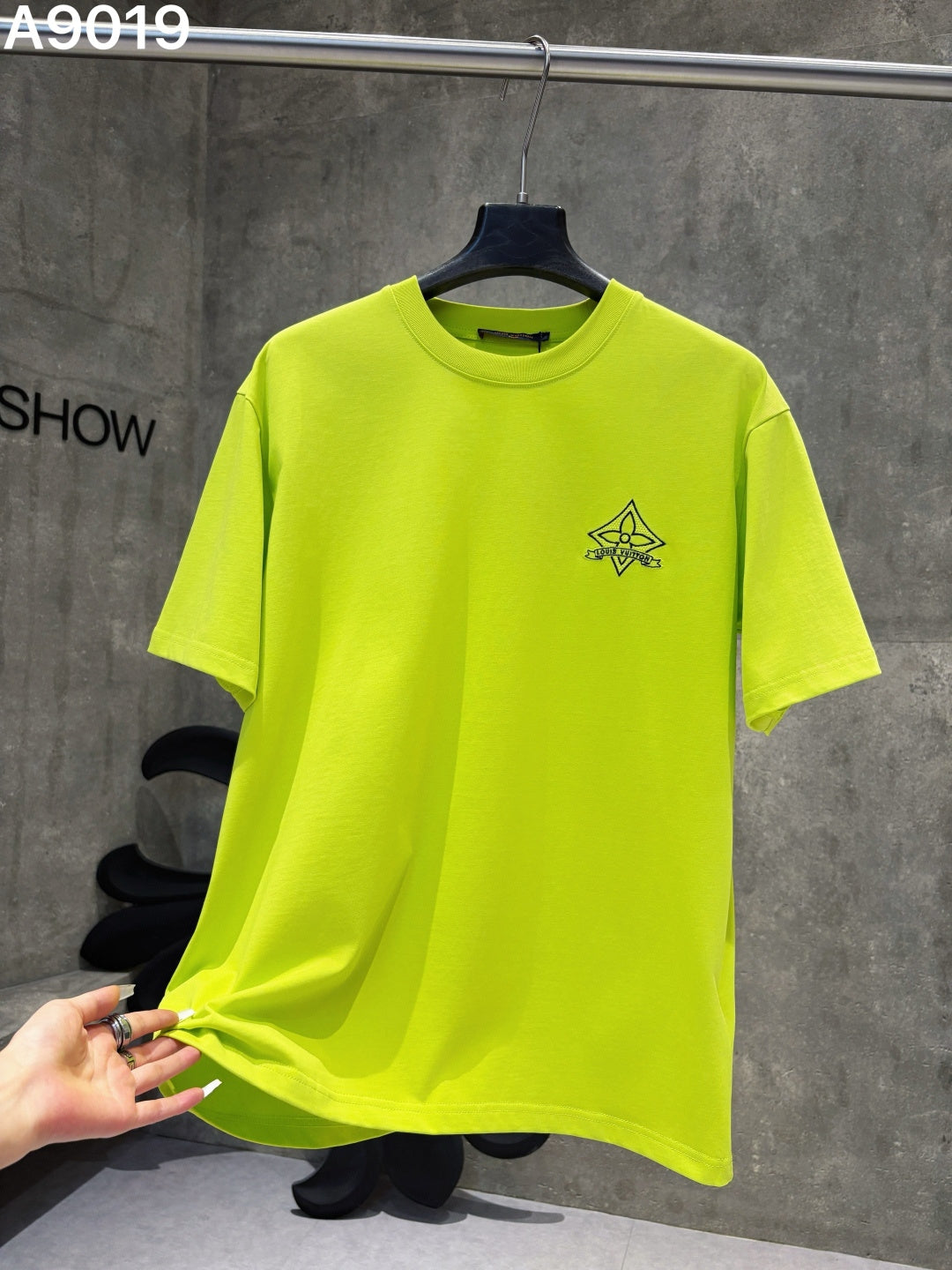 26 new embroidered letter short sleeves