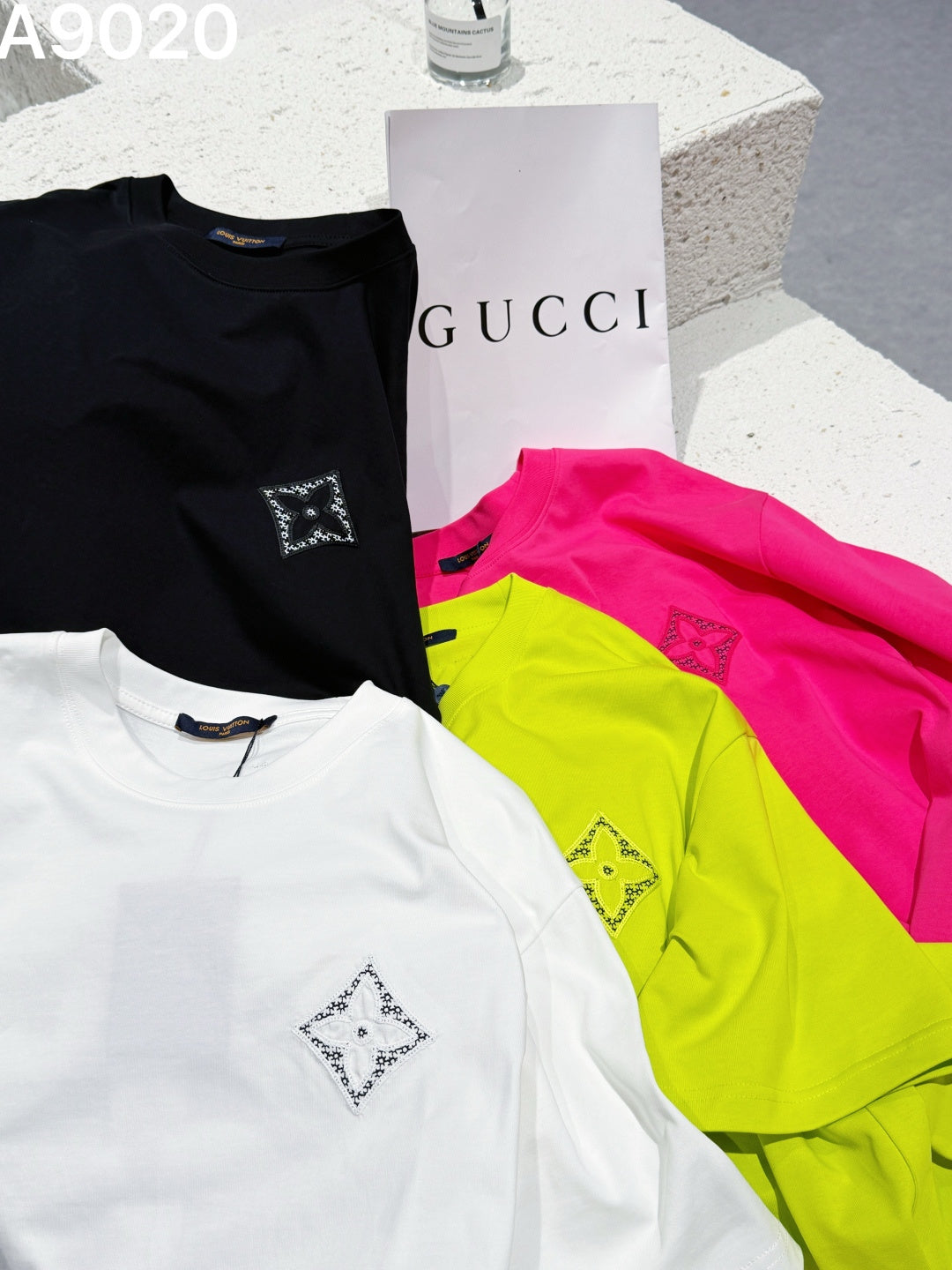 26 new embroidered letter short sleeves