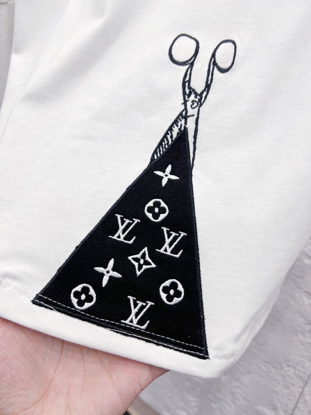 26ss new classic embroidered short sleeved shirt