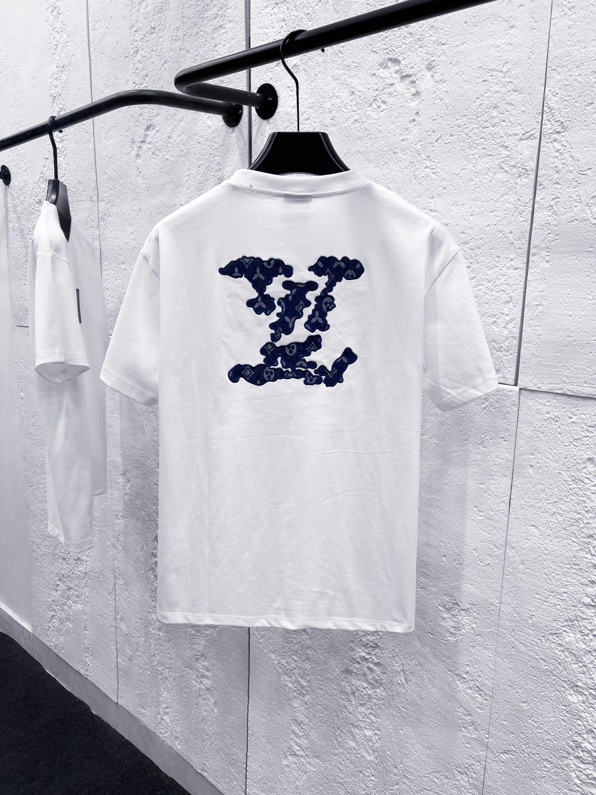 26ss new classic embroidered short sleeved shirt