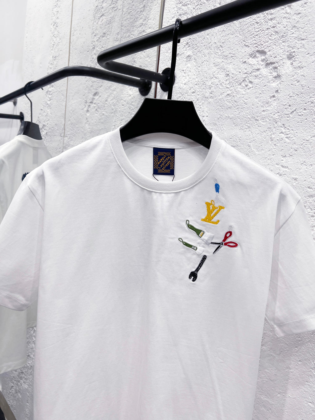 26ss new classic embroidered short sleeved shirt