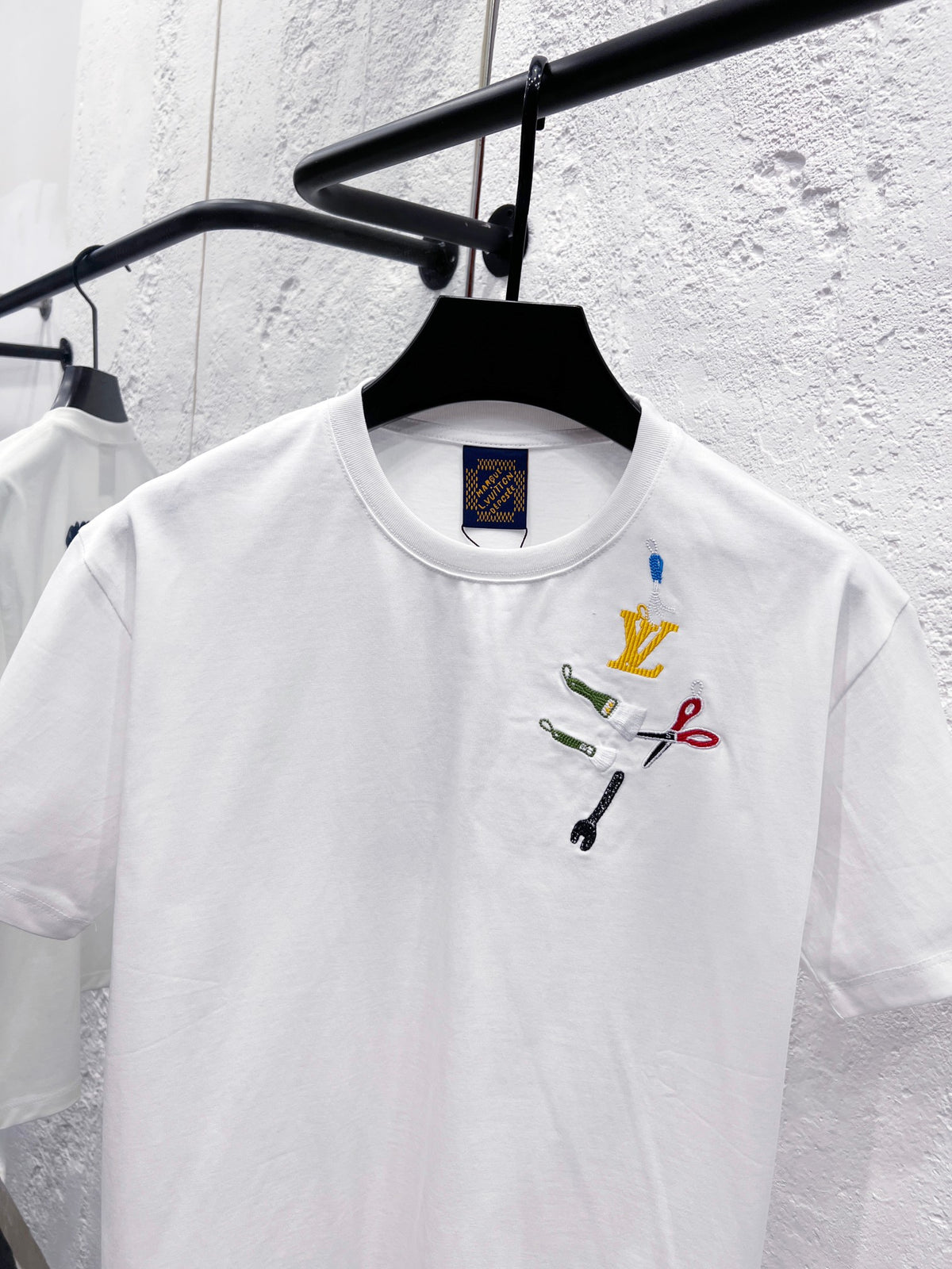 26ss new classic embroidered short sleeved shirt