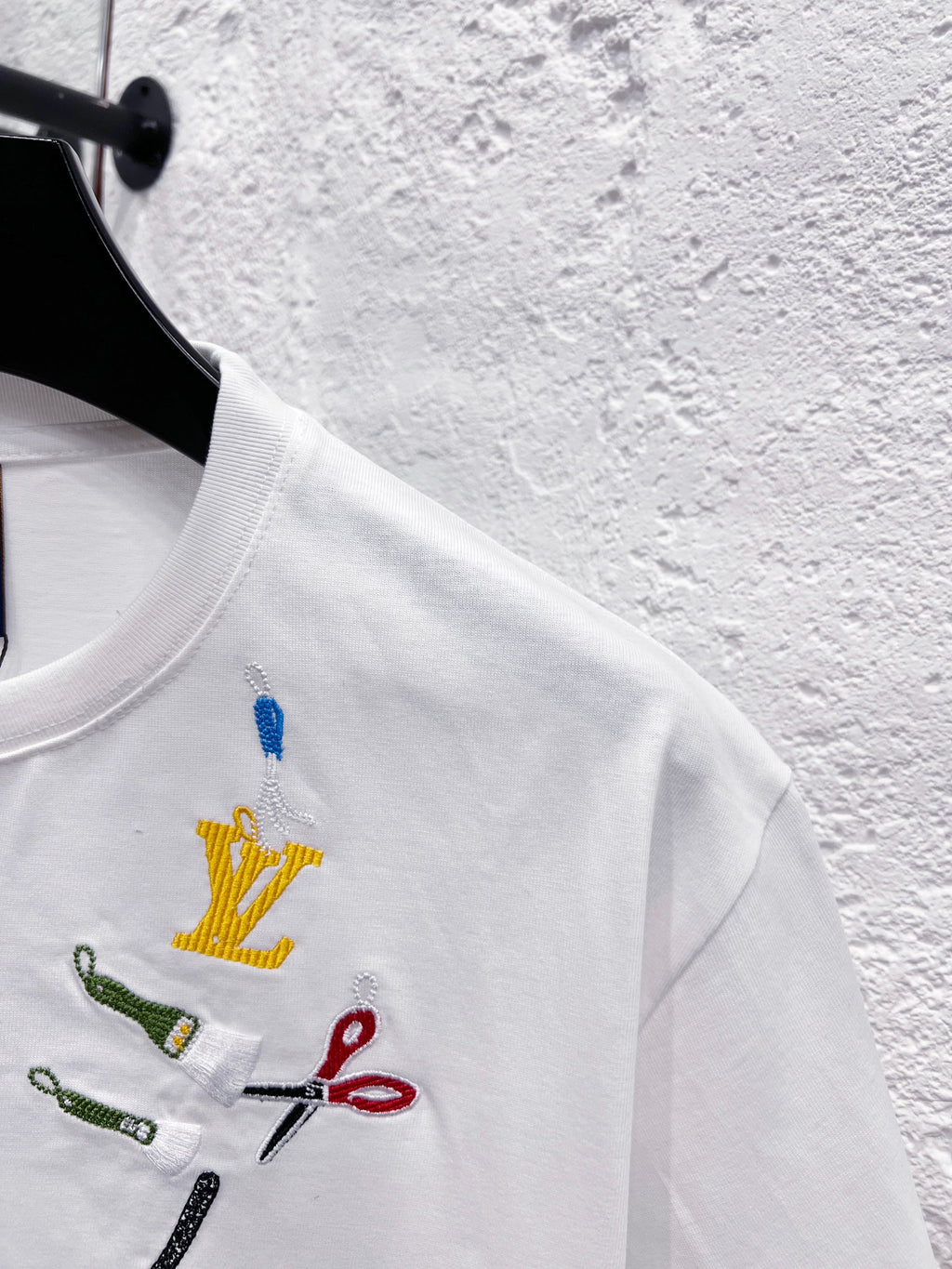 26ss new classic embroidered short sleeved shirt