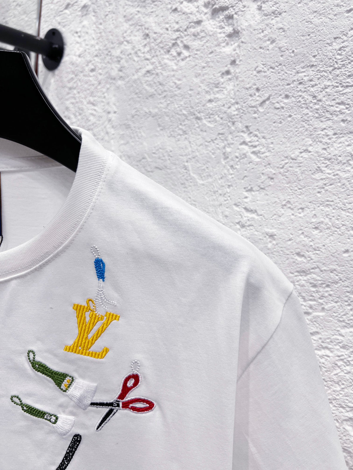 26ss new classic embroidered short sleeved shirt