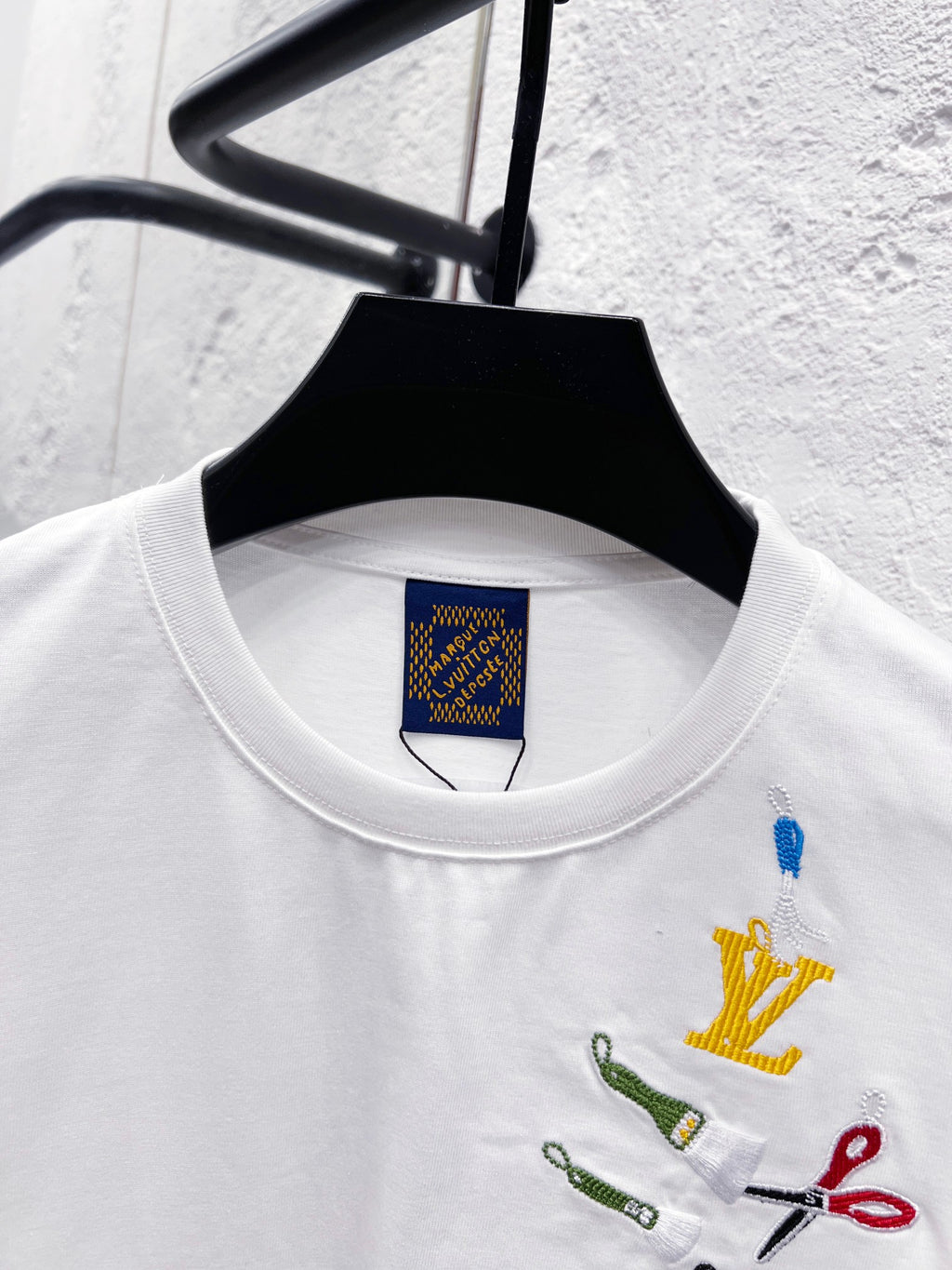 26ss new classic embroidered short sleeved shirt