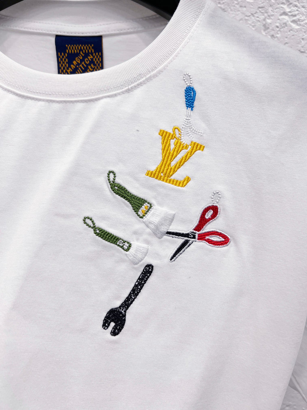26ss new classic embroidered short sleeved shirt