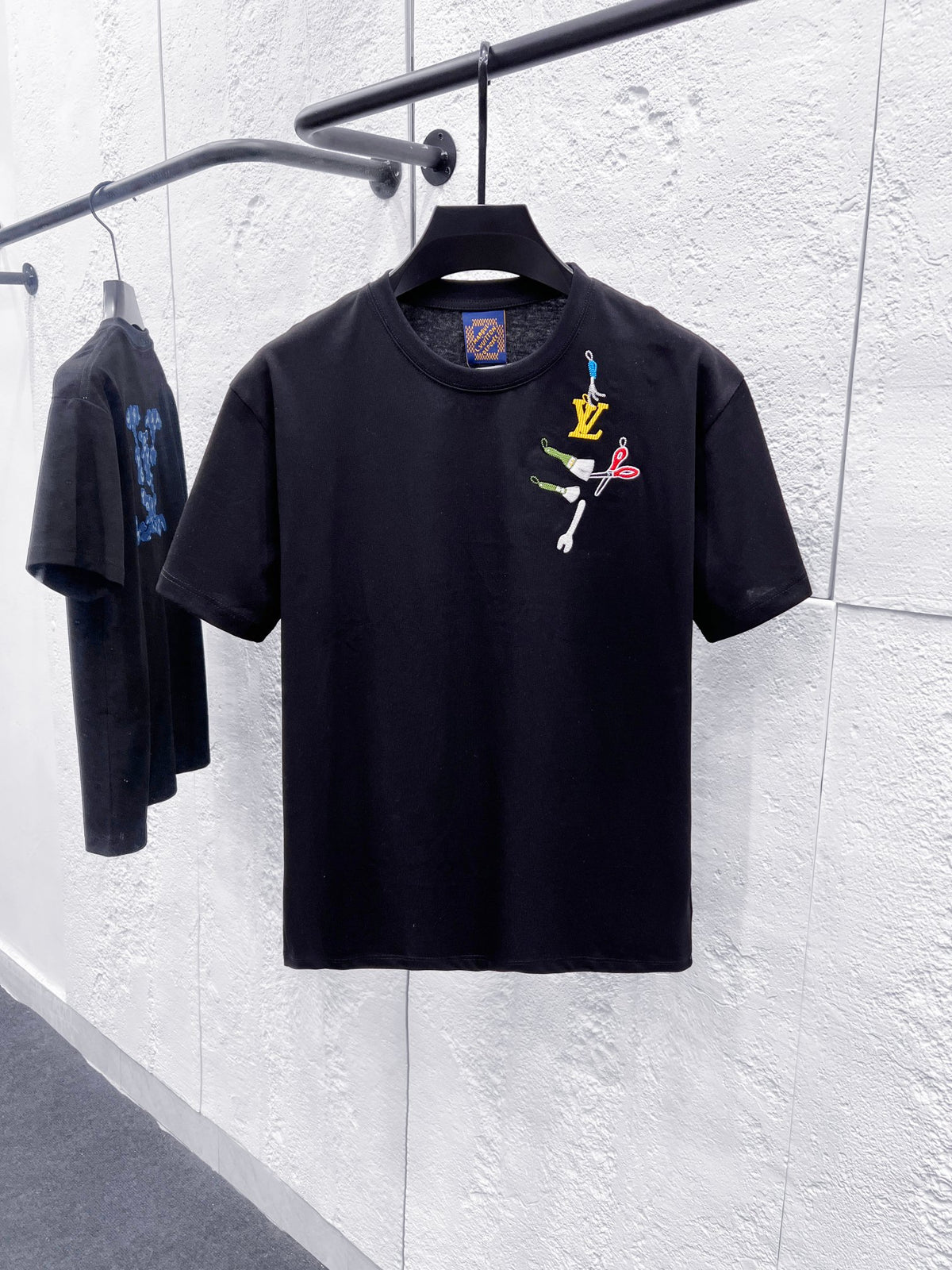 26ss new classic embroidered short sleeved shirt