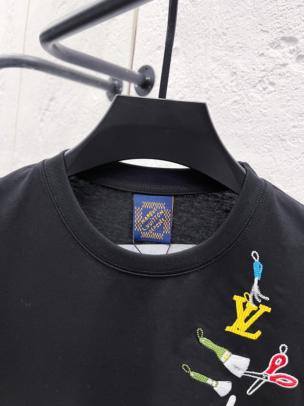 26ss new classic embroidered short sleeved shirt