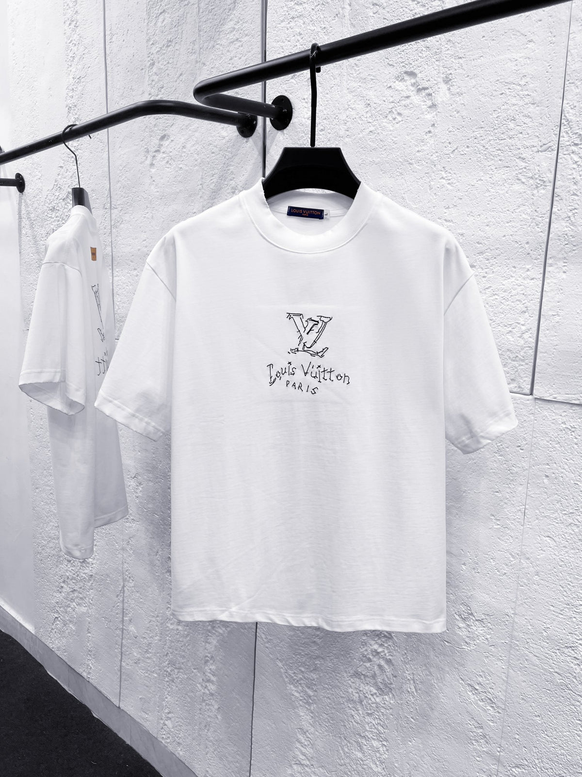 26ss new classic embroidered short sleeved shirt
