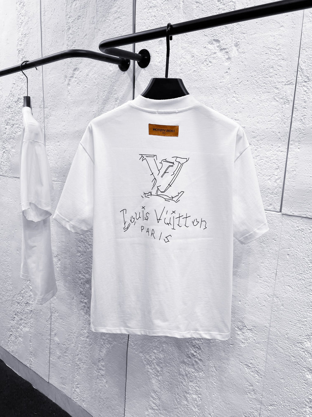 26ss new classic embroidered short sleeved shirt