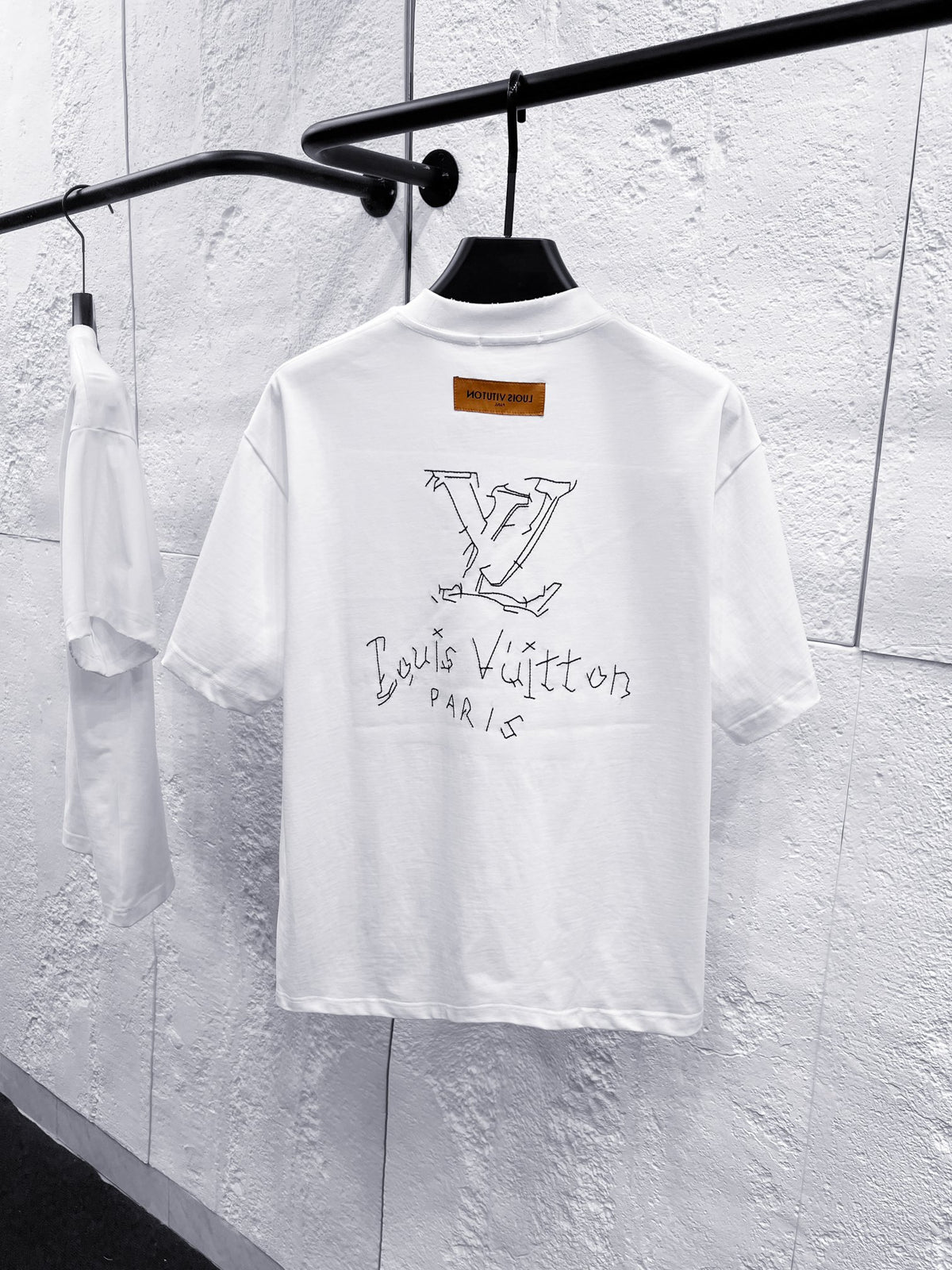 26ss new classic embroidered short sleeved shirt