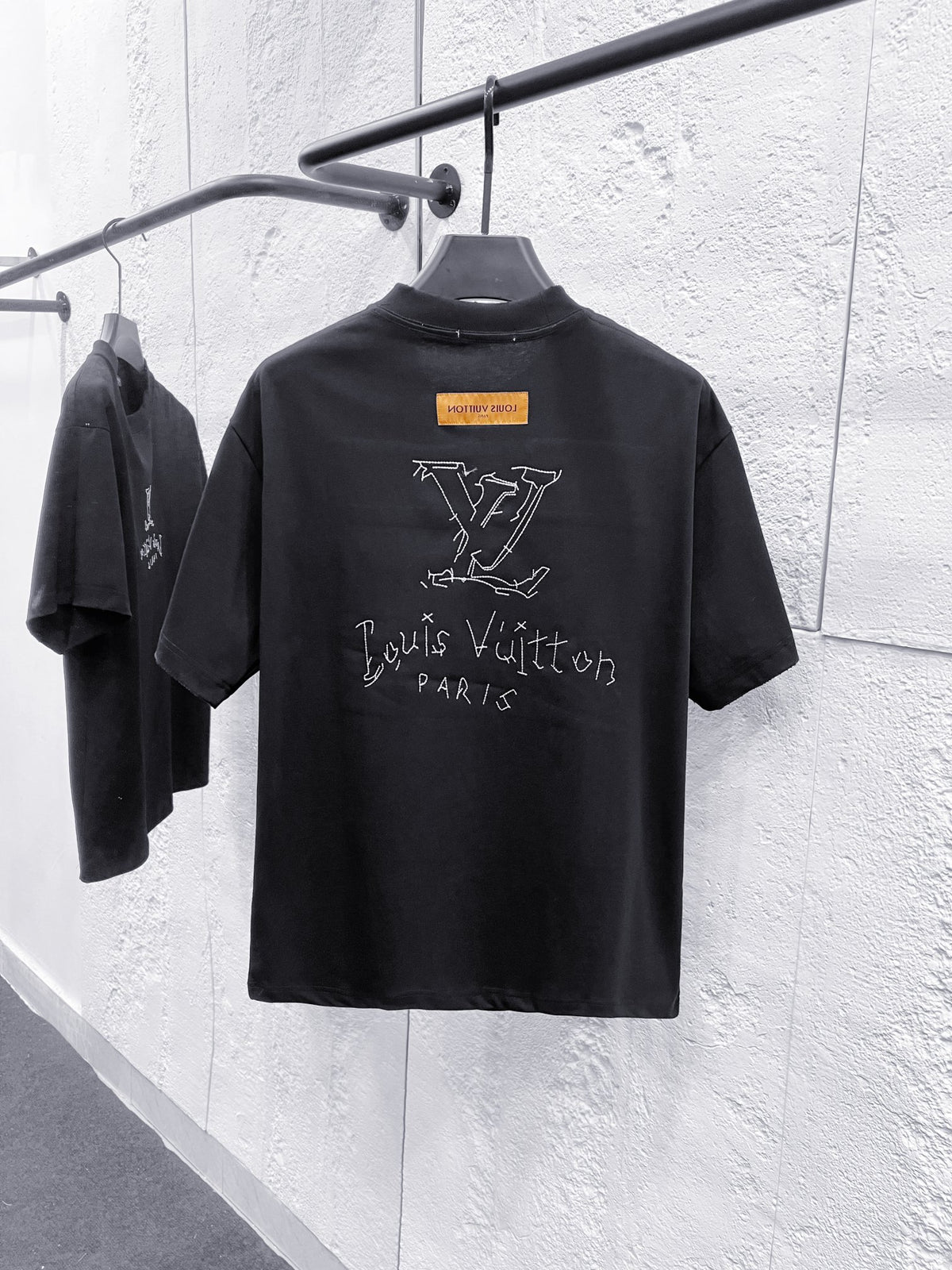 26ss new classic embroidered short sleeved shirt