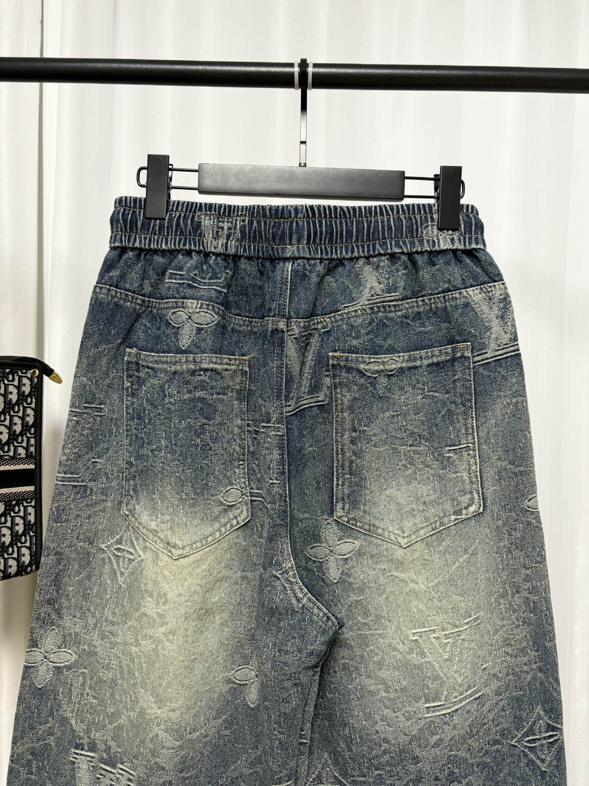 26 Jacquard wide leg jeans ✨
