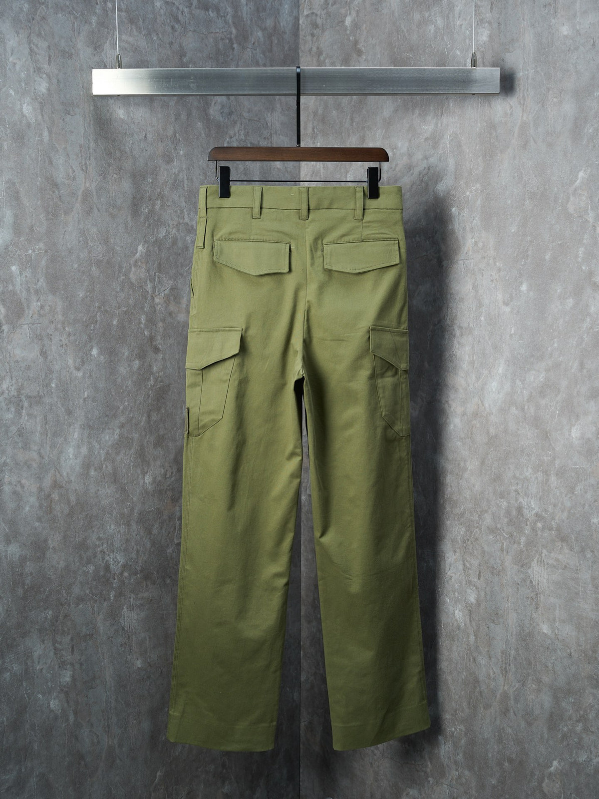 26 collaboration series 3D portrait pocket workwear pants