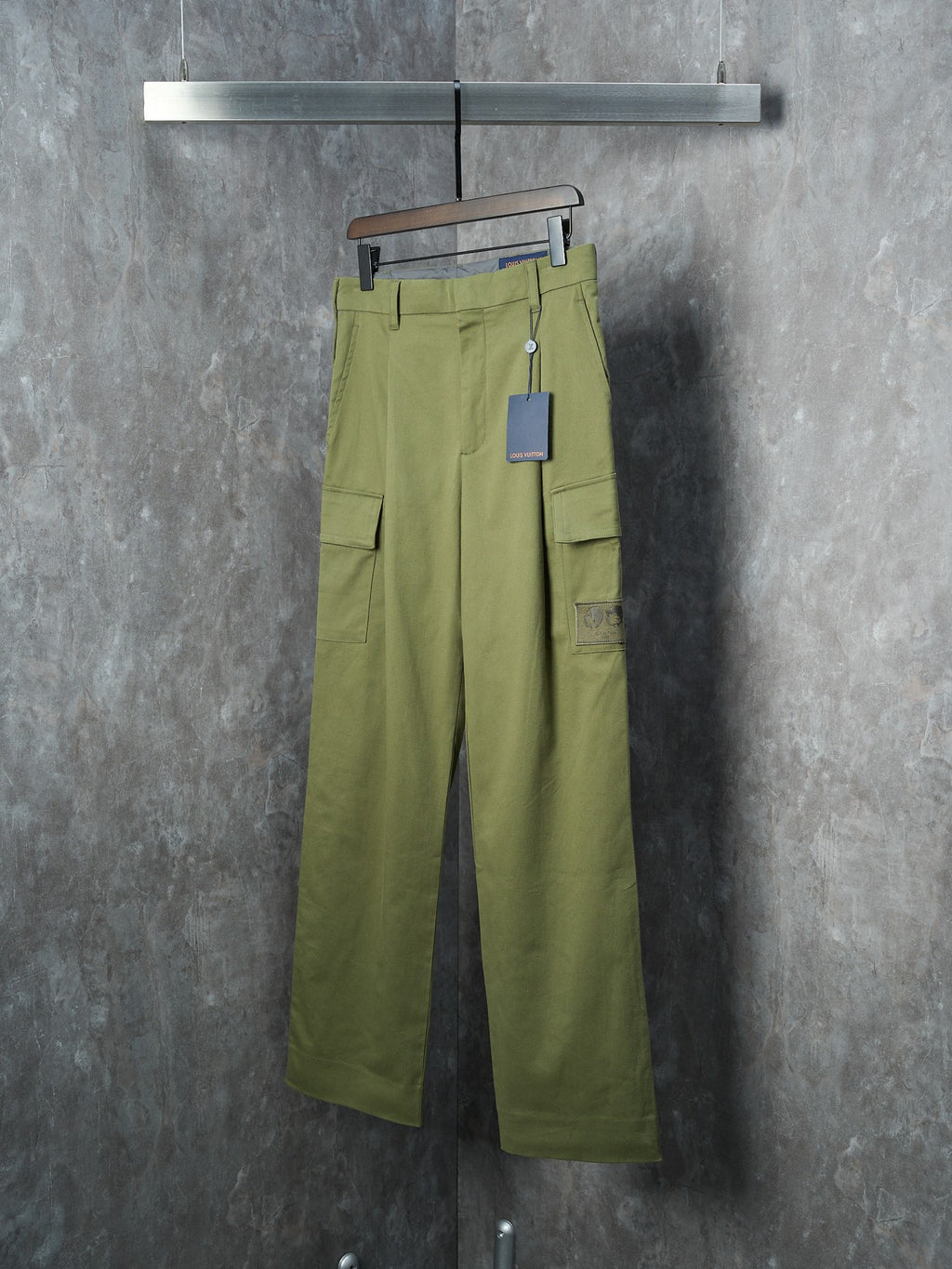 26 collaboration series 3D portrait pocket workwear pants