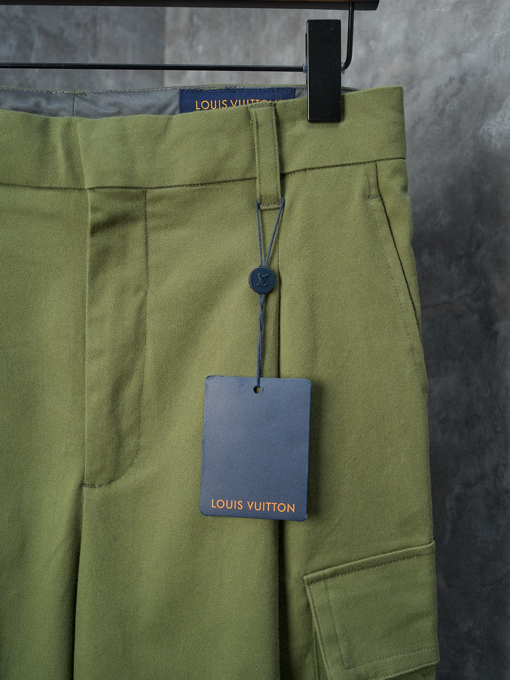 26 collaboration series 3D portrait pocket workwear pants