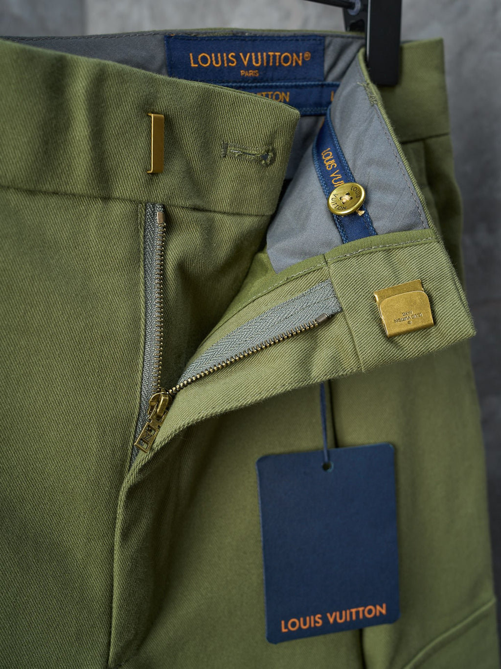 26 collaboration series 3D portrait pocket workwear pants