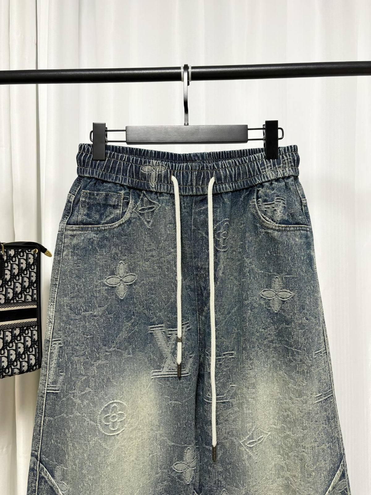 26 Jacquard wide leg jeans ✨