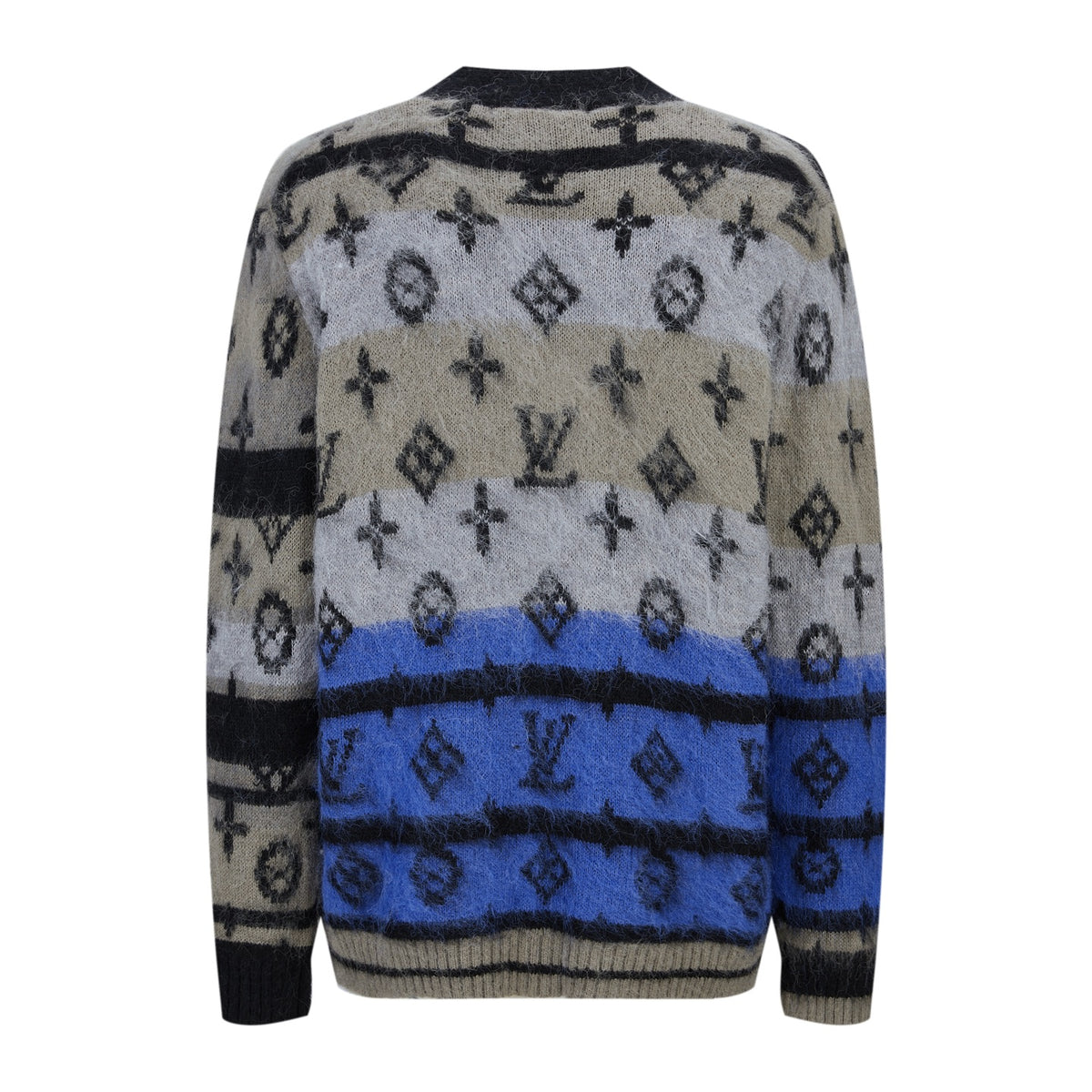 26 Mohair knitted jacquard cardigan