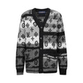 26 Mohair knitted jacquard cardigan