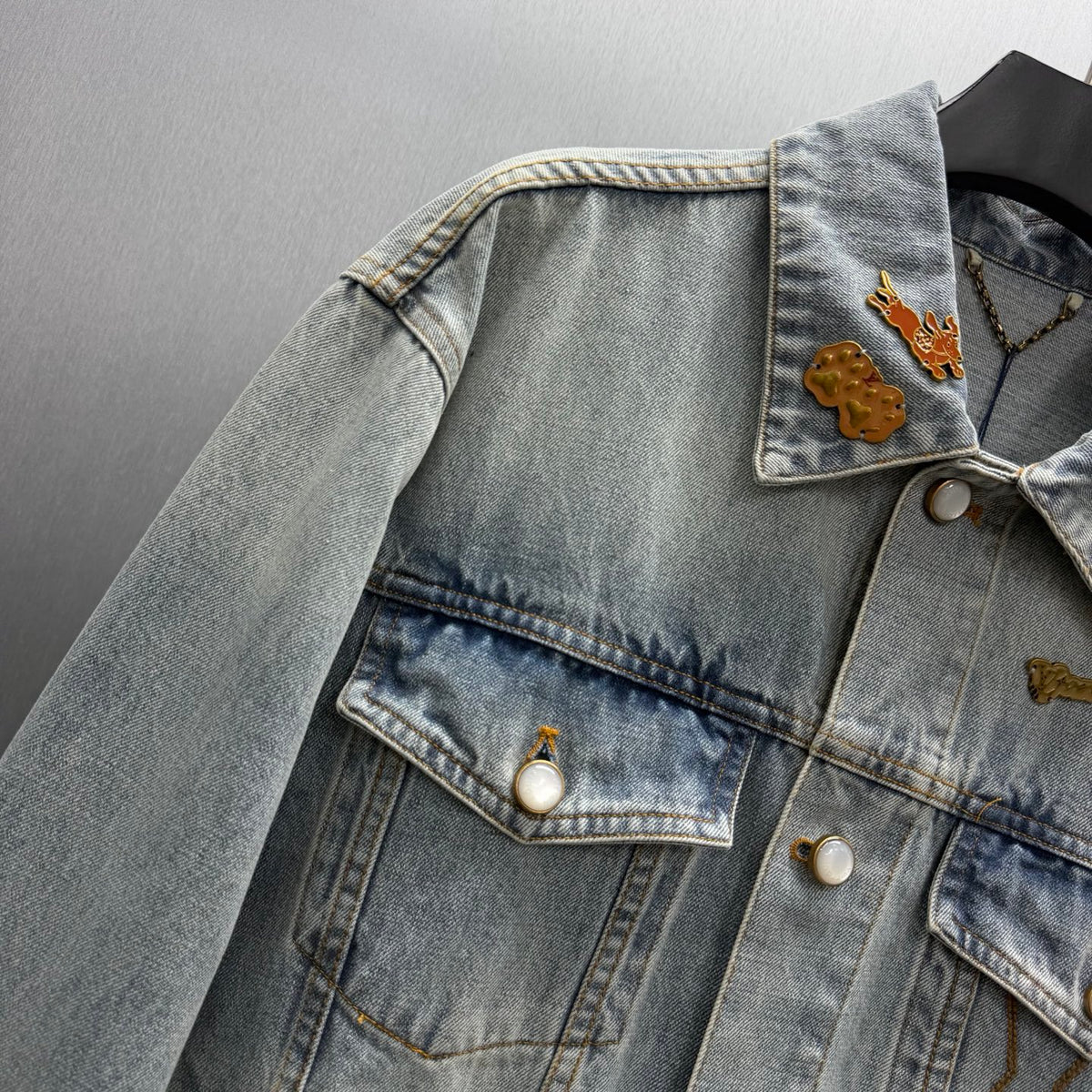 26 Qixi limited truck denim jacket