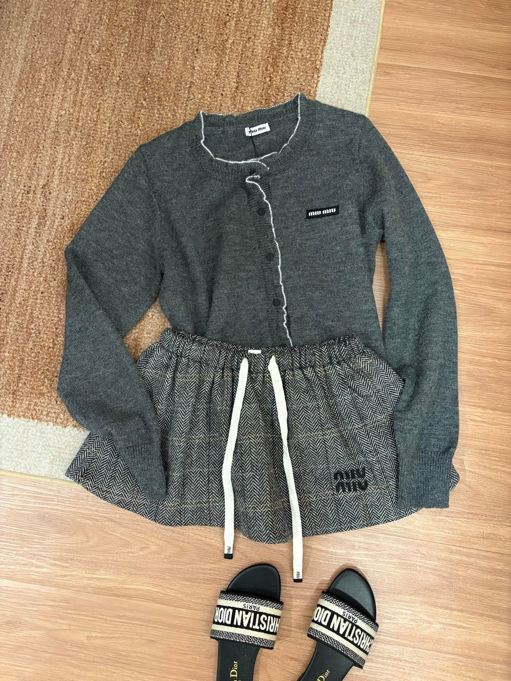 Sweet Wind Wood Ear Knitted Cardigan